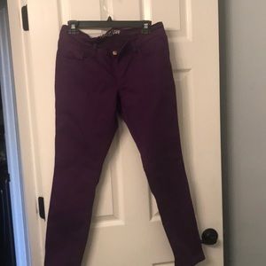 Old Navy Purple Rockstar Jeans